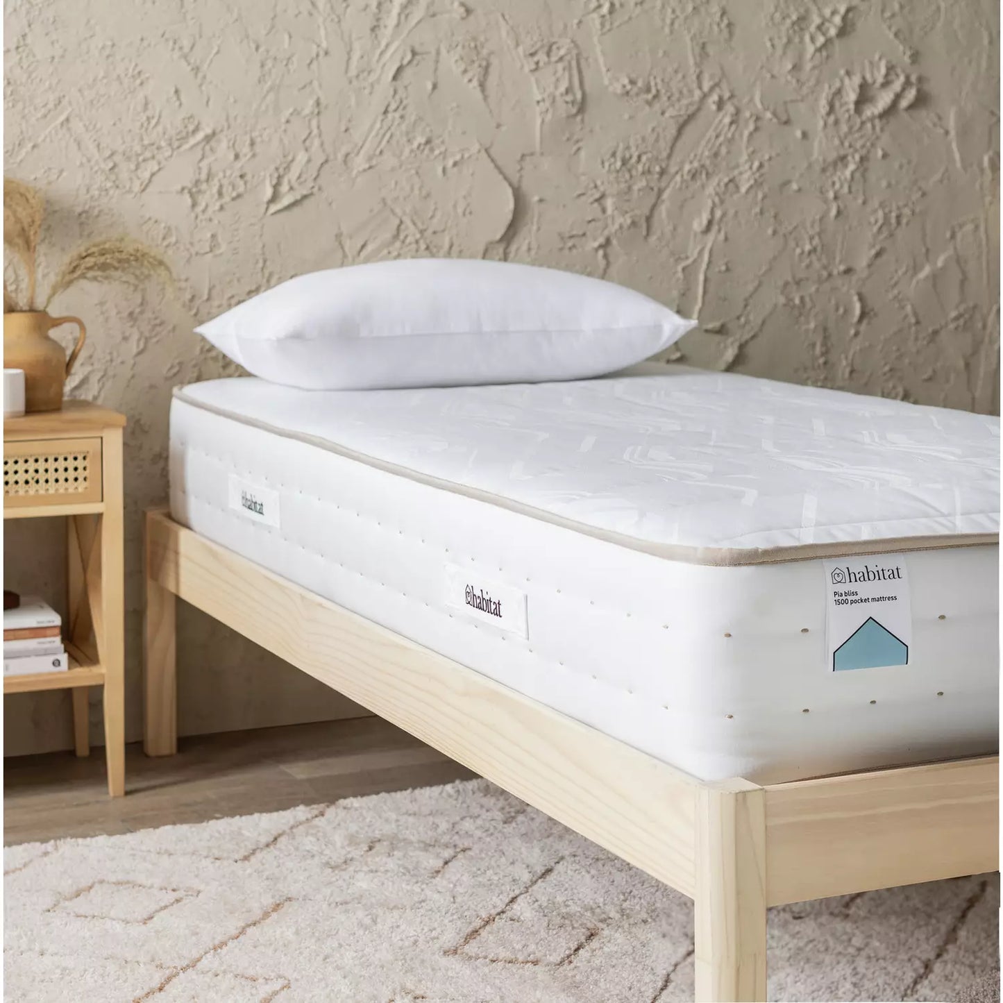 Habitat Pia Natural 1500 Pocket Bliss Mattress - Single