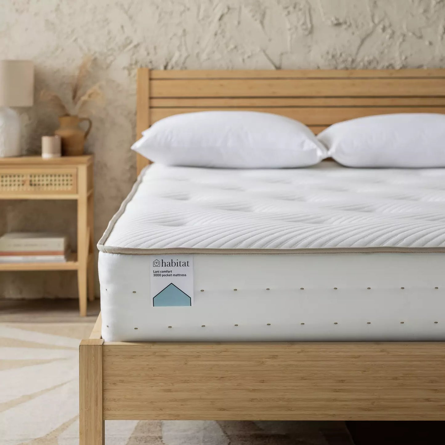 Habitat Lani Natural 3000 Pocket Comfort Mattress