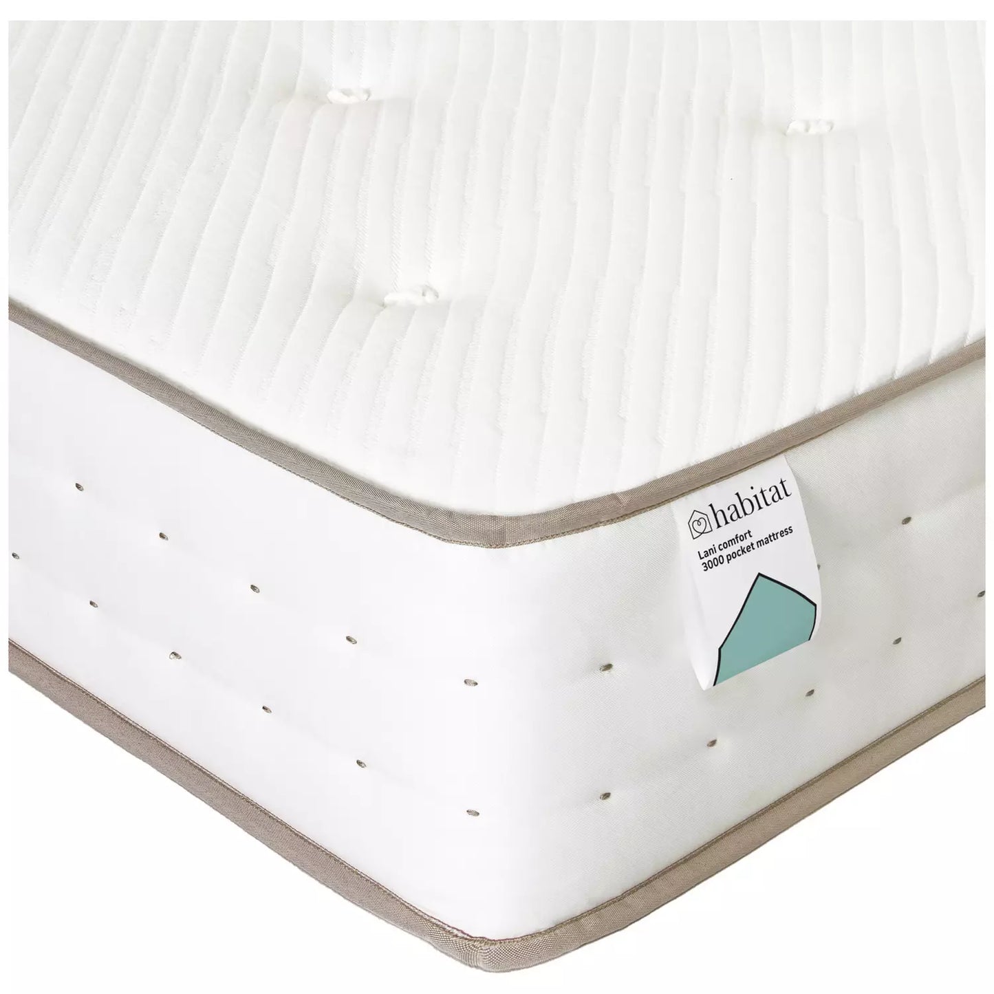 Habitat Lani Natural 3000 Pocket Comfort Mattress