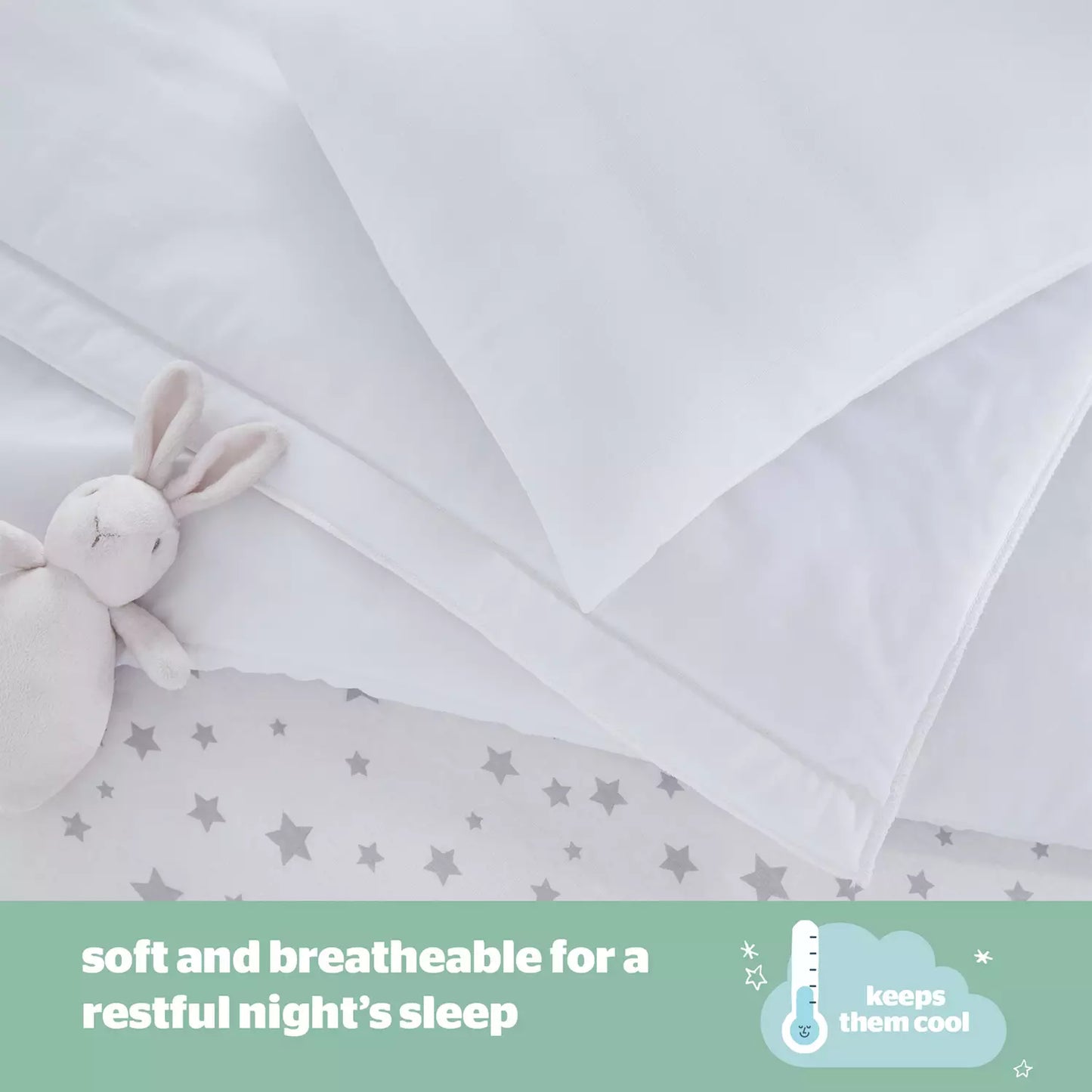 Silentnight Safe Nights Kids Duvet & Pillow Bedset - Toddler