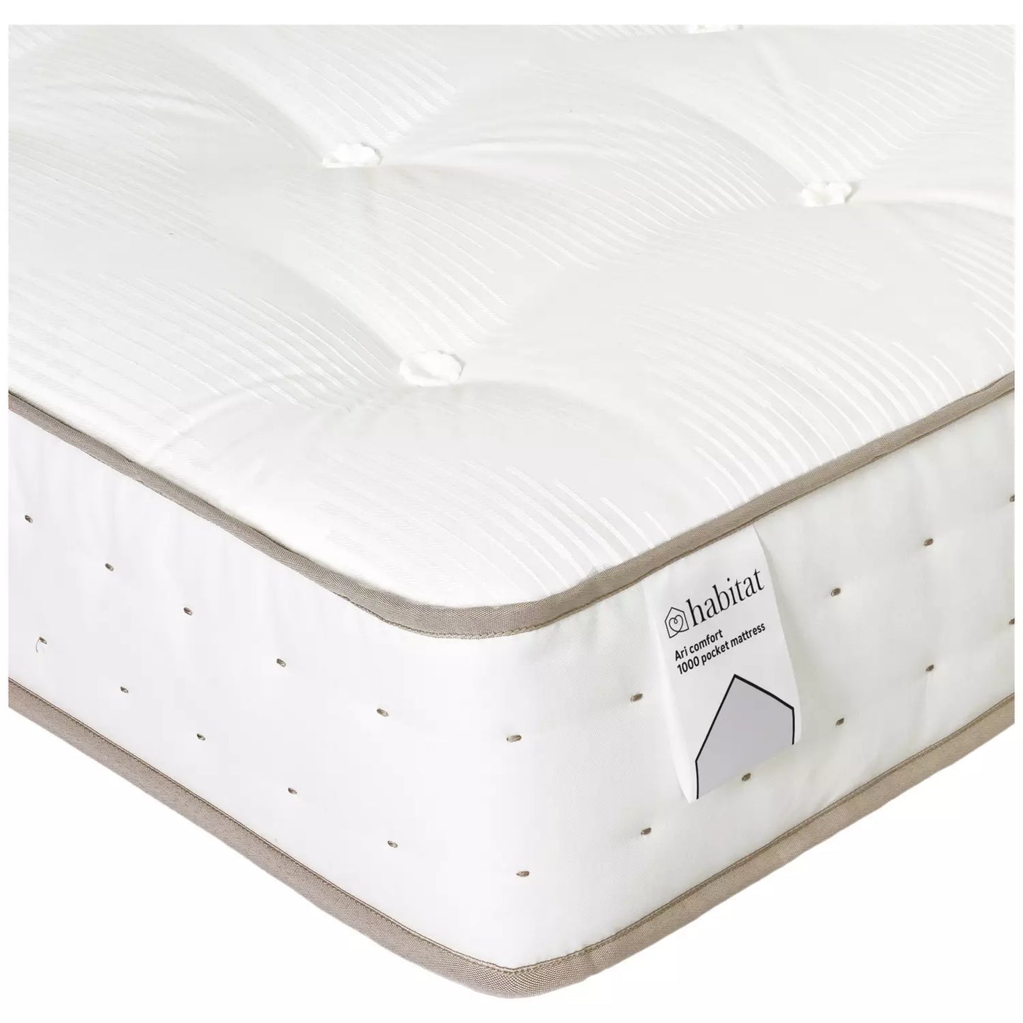 Habitat Ari Natural 1000 Pocket Comfort Mattress