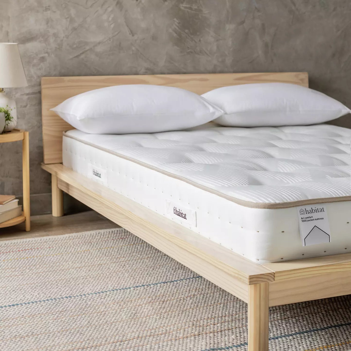 Habitat Ari Natural 1000 Pocket Comfort Mattress